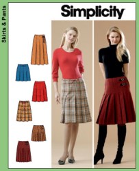 4961 LO RISER CONTOUR PLEATED SKIRTS 3 LENGTHS PATTERN 6-12